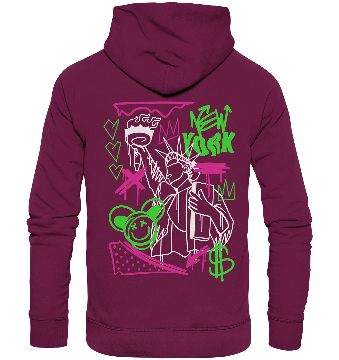 New York Graffiti Street - Premium Unisex Hoodie