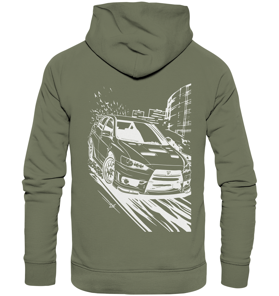 Lancer Zeichnung Street  - Premium Unisex Hoodie