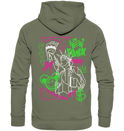 New York Graffiti Street - Premium Unisex Hoodie