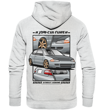 Civic EG Collage - Premium Unisex Hoodie