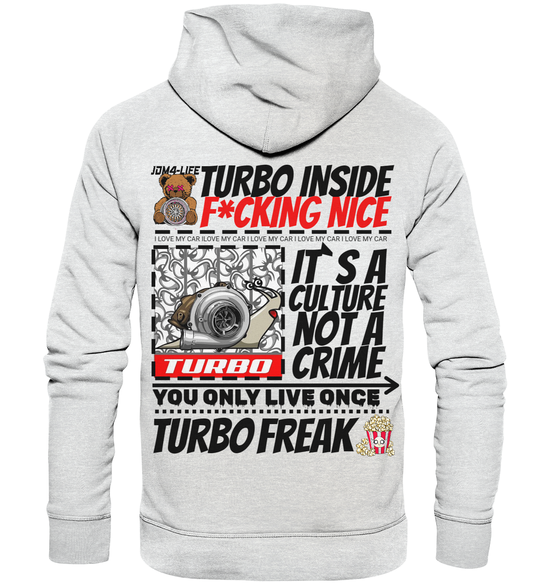 Turbo Inside snake  - Premium Unisex Hoodie