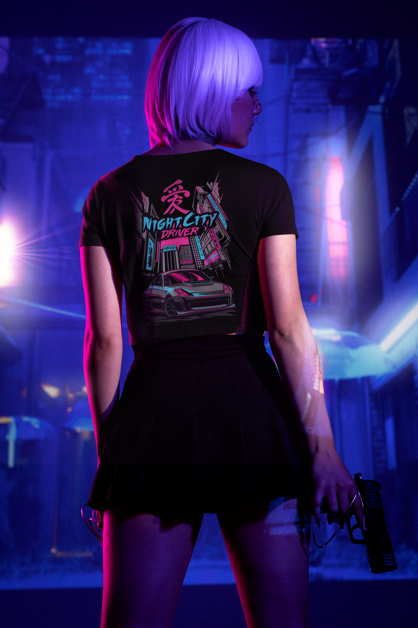 350Z "Night City" - Ladies Premium Shirt