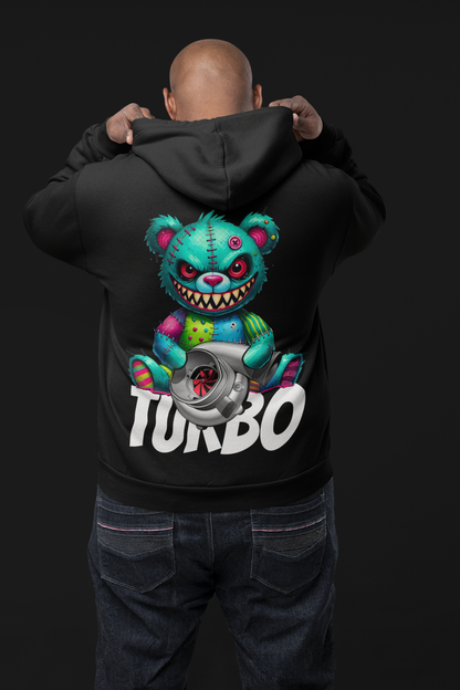 Zombie Turbo Teddy - Organic Fashion Hoodie