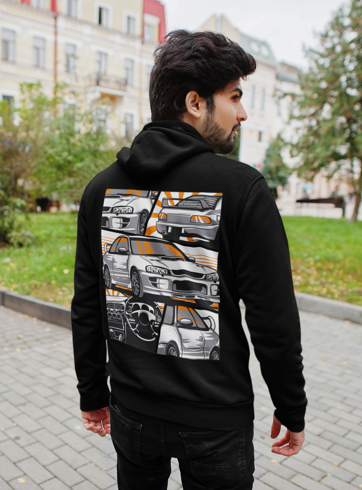 GC8 Comic Collage - Premium Unisex Hoodie