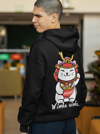 Winke Winke Katze.... - Premium Unisex Hoodie