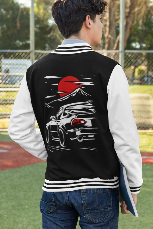 MX-5 Sunset Sketch - College Jacket