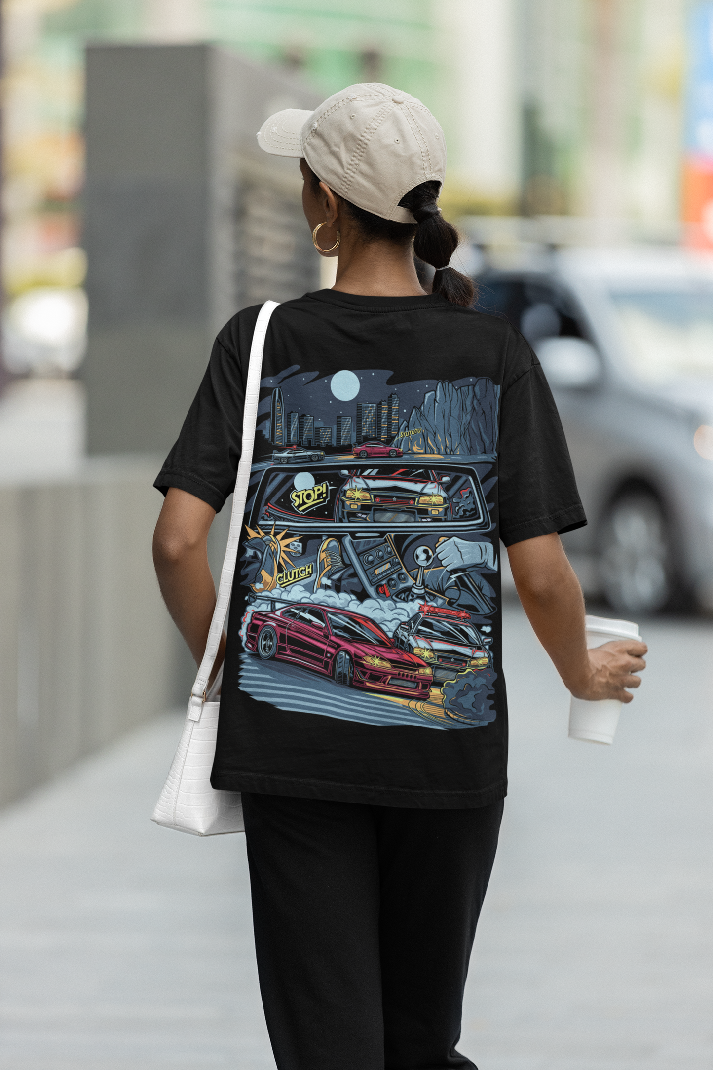 JDM4-Life Comic Pursuit - Ladies Premium Shirt