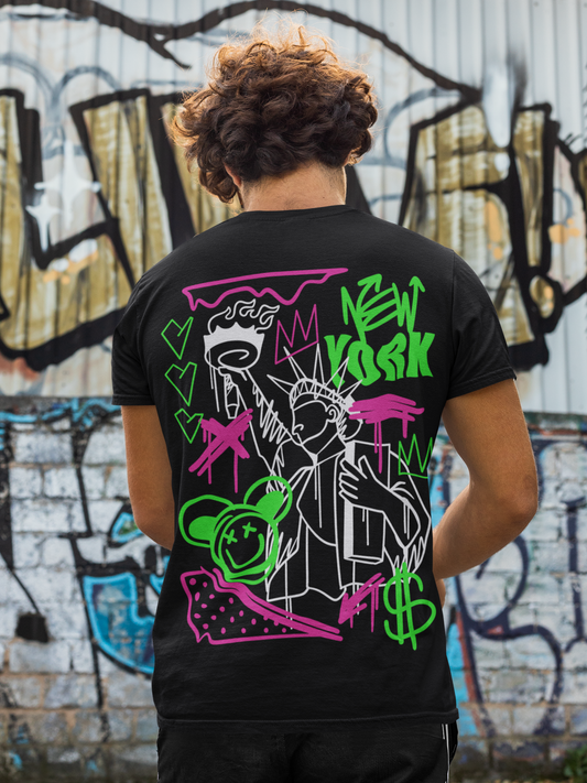 New York Graffiti Street - Premium Shirt