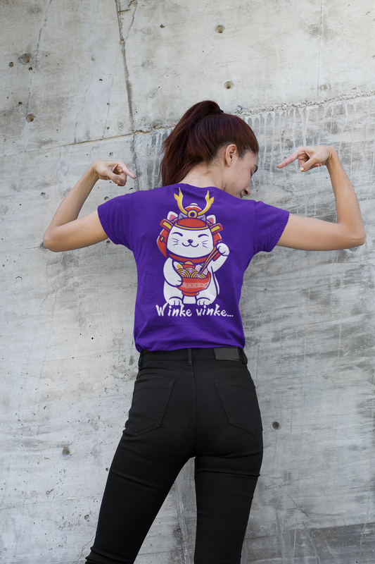 Winke Winke Katze.... - Ladies Premium Shirt