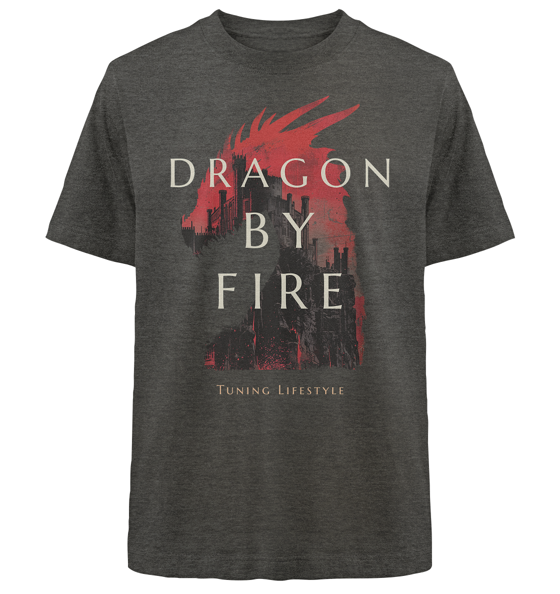 Dragon By Fire  - Heavy Oversized Organic Shirt