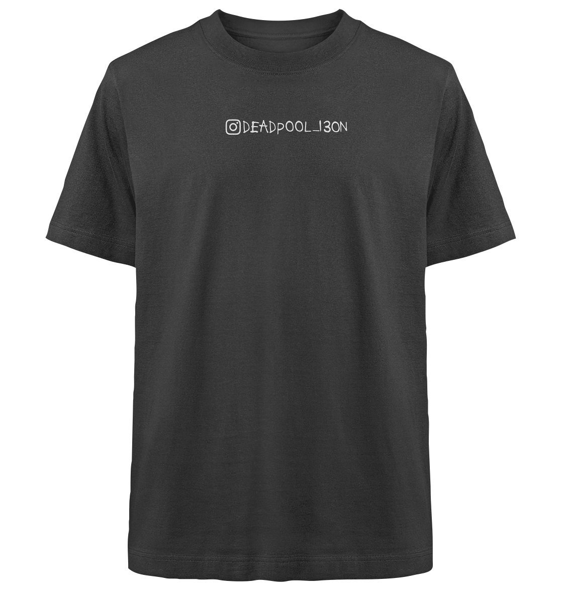 deadpool_i30n merch back and front  - Heavy Oversized Organic Shirt