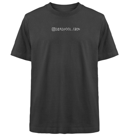 deadpool_i30n merch back and front  - Heavy Oversized Organic Shirt