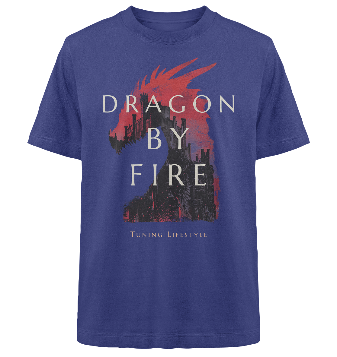 Dragon By Fire  - Heavy Oversized Organic Shirt