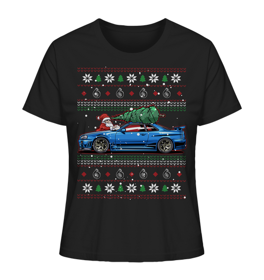 Christmas Skyline  - Ladies Organic Shirt