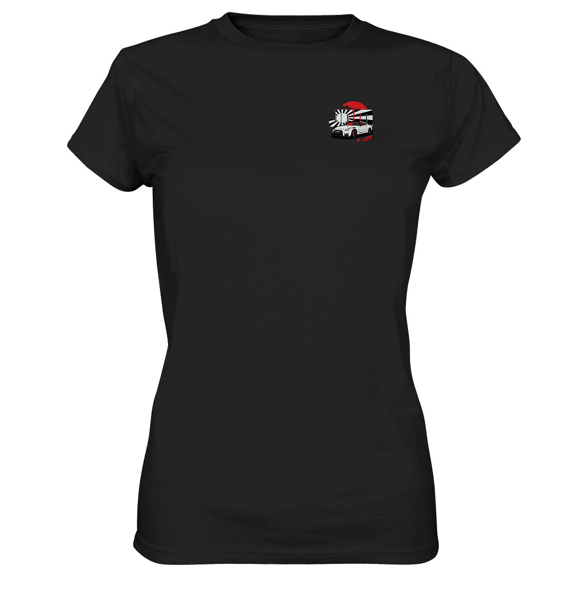 MX-5 Sunset Sketch - Ladies Premium Shirt