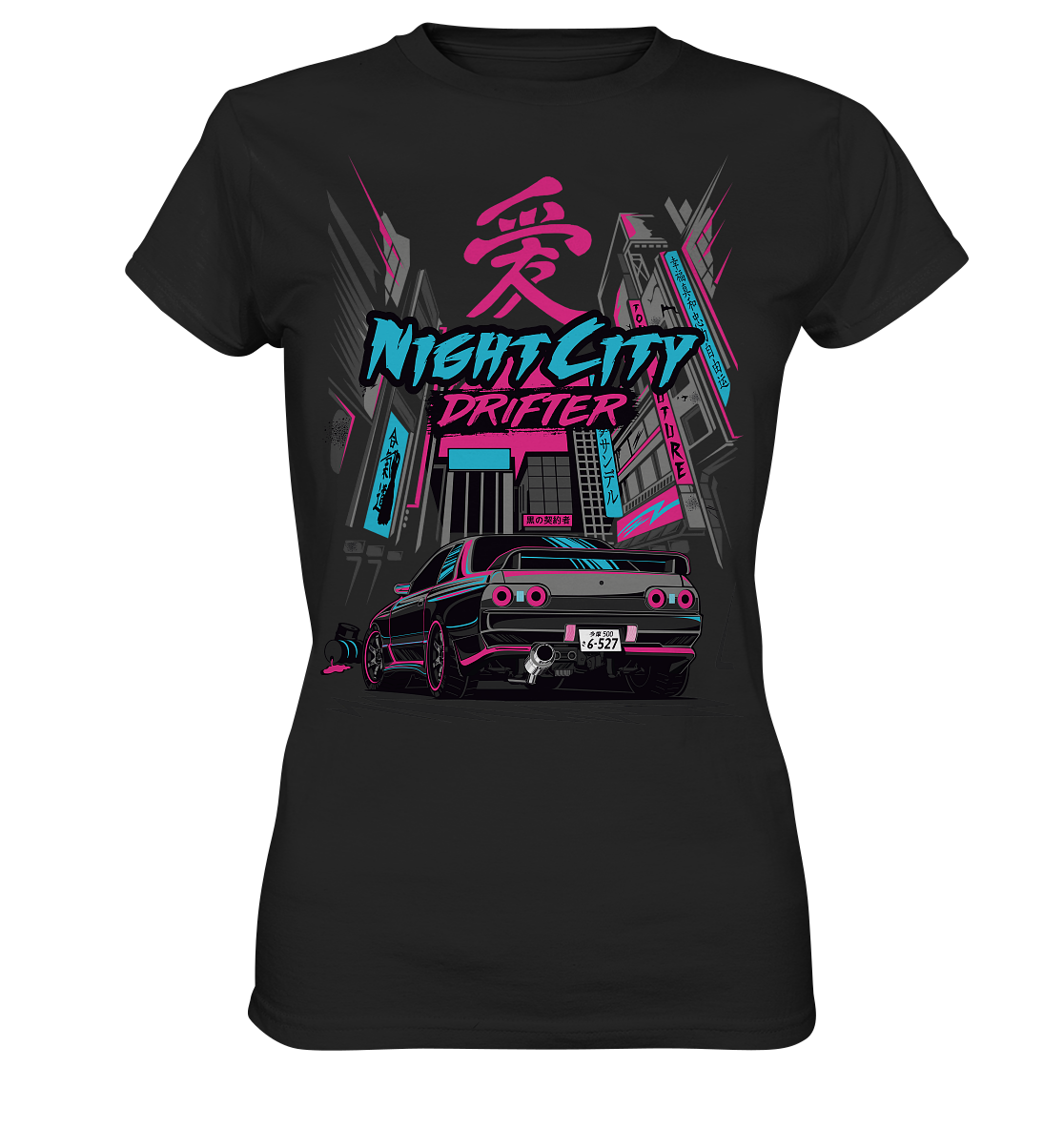 R-32 "Night City" - Ladies Premium Shirt