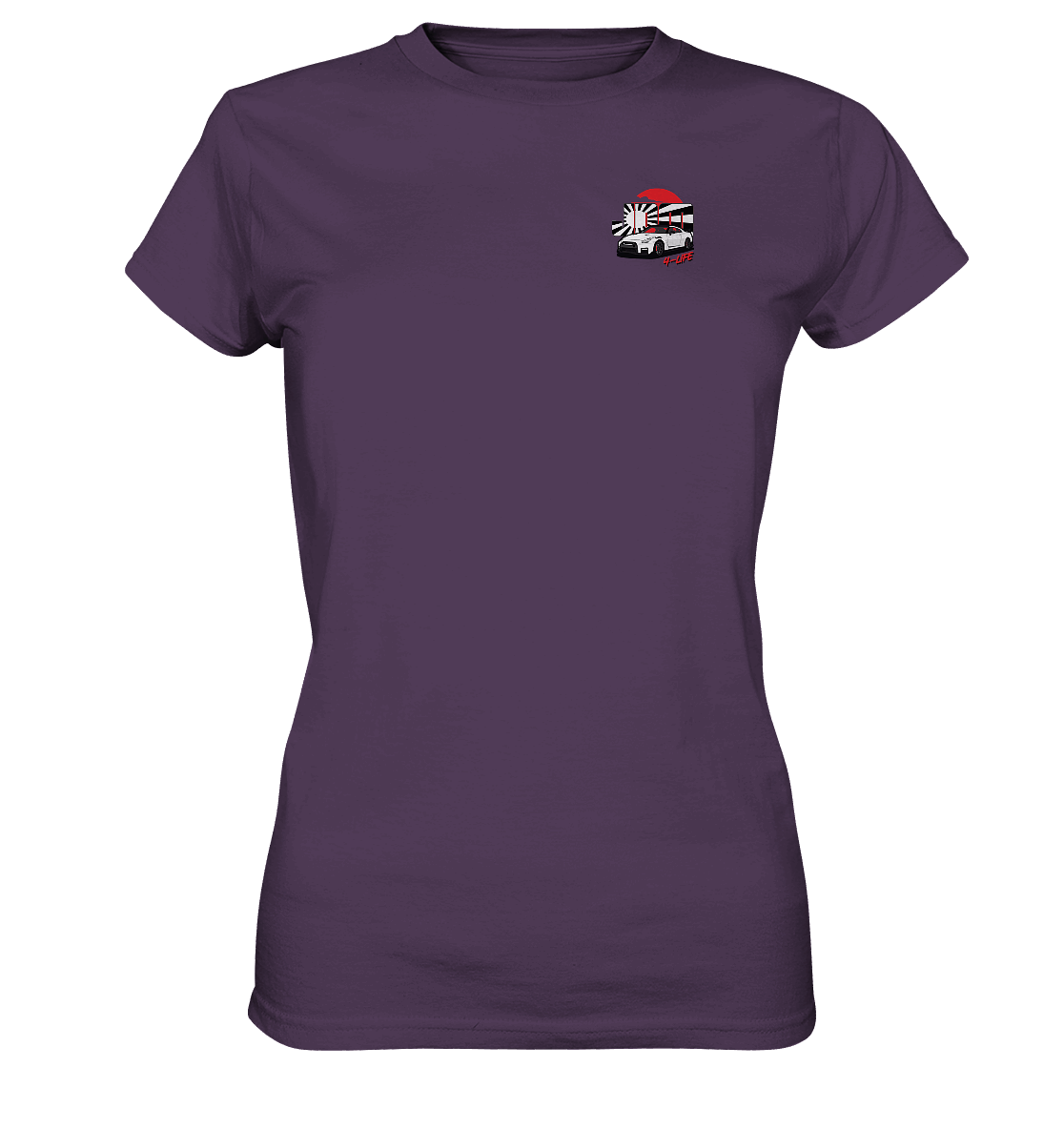 MX-5 Sunset Sketch - Ladies Premium Shirt