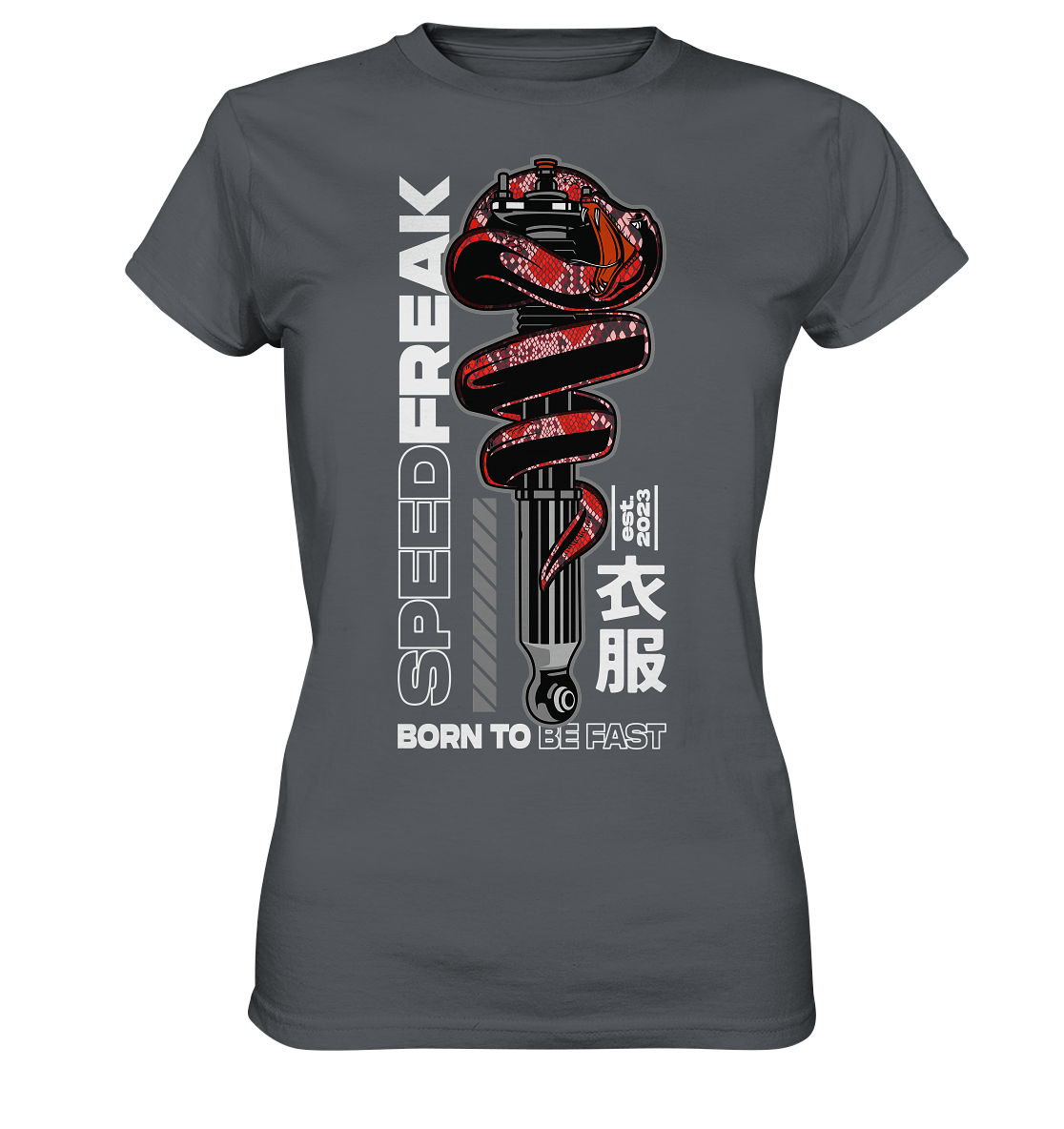 Coiled Static Snake - Ladies Premium Shirt