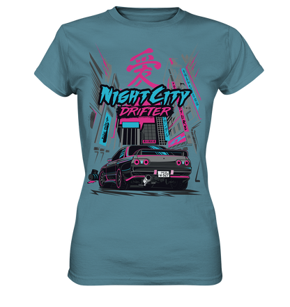 R-32 "Night City" - Ladies Premium Shirt