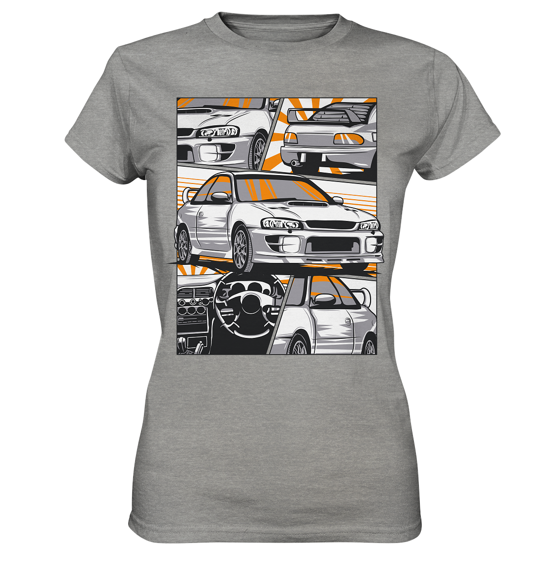 GC8 Comic Collage - Ladies Premium Shirt