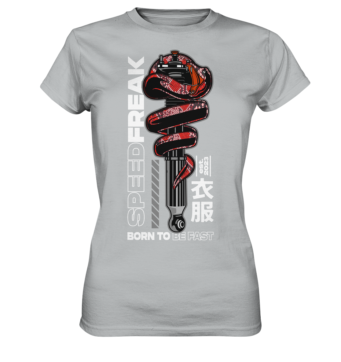 Coiled Static Snake - Ladies Premium Shirt