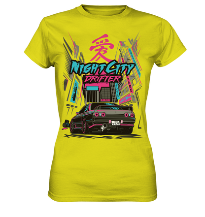 R-32 "Night City" - Ladies Premium Shirt