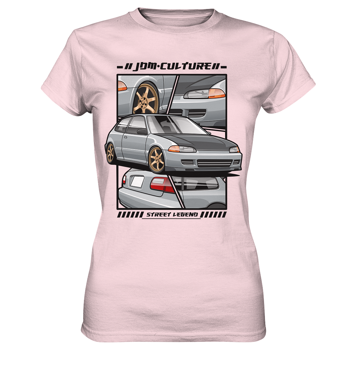 Civic EG Collage - Ladies Premium Shirt