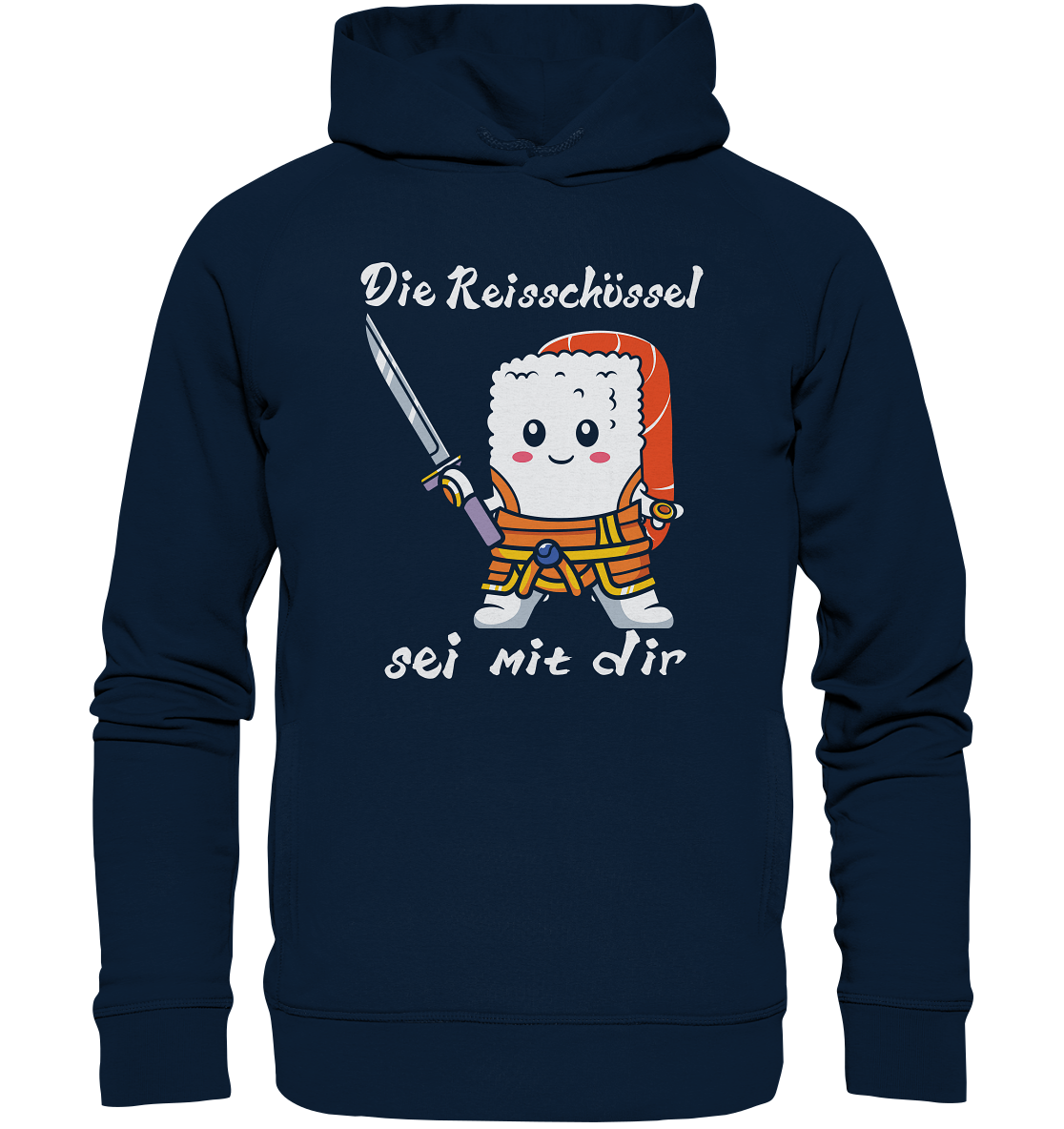 Die Reisschüssel.... - Organic Fashion Hoodie