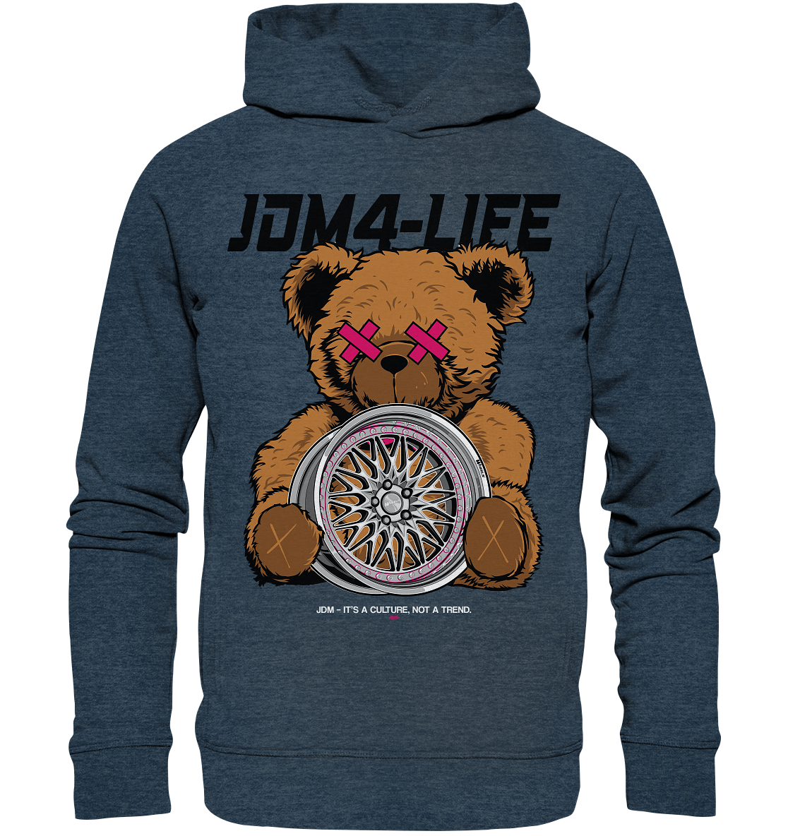 JDM4-Life "Rim" Teddy - Organic Fashion Hoodie