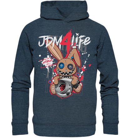 Turbo Bunny  - Organic Fashion Hoodie