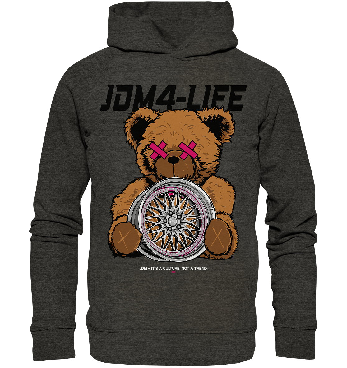 JDM4-Life "Rim" Teddy - Organic Fashion Hoodie