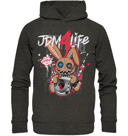 Turbo Bunny  - Organic Fashion Hoodie