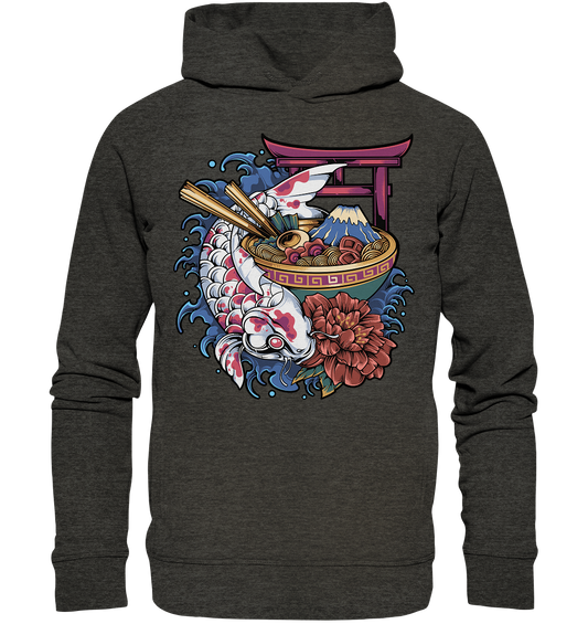 Koi Wave Ramen - Organic Fashion Hoodie