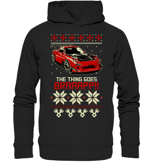 RX7 Ugly Christmas  - Organic Fashion Hoodie