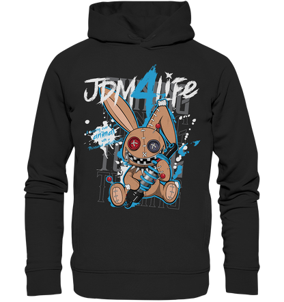 Static Bunny - Organic Fashion Hoodie