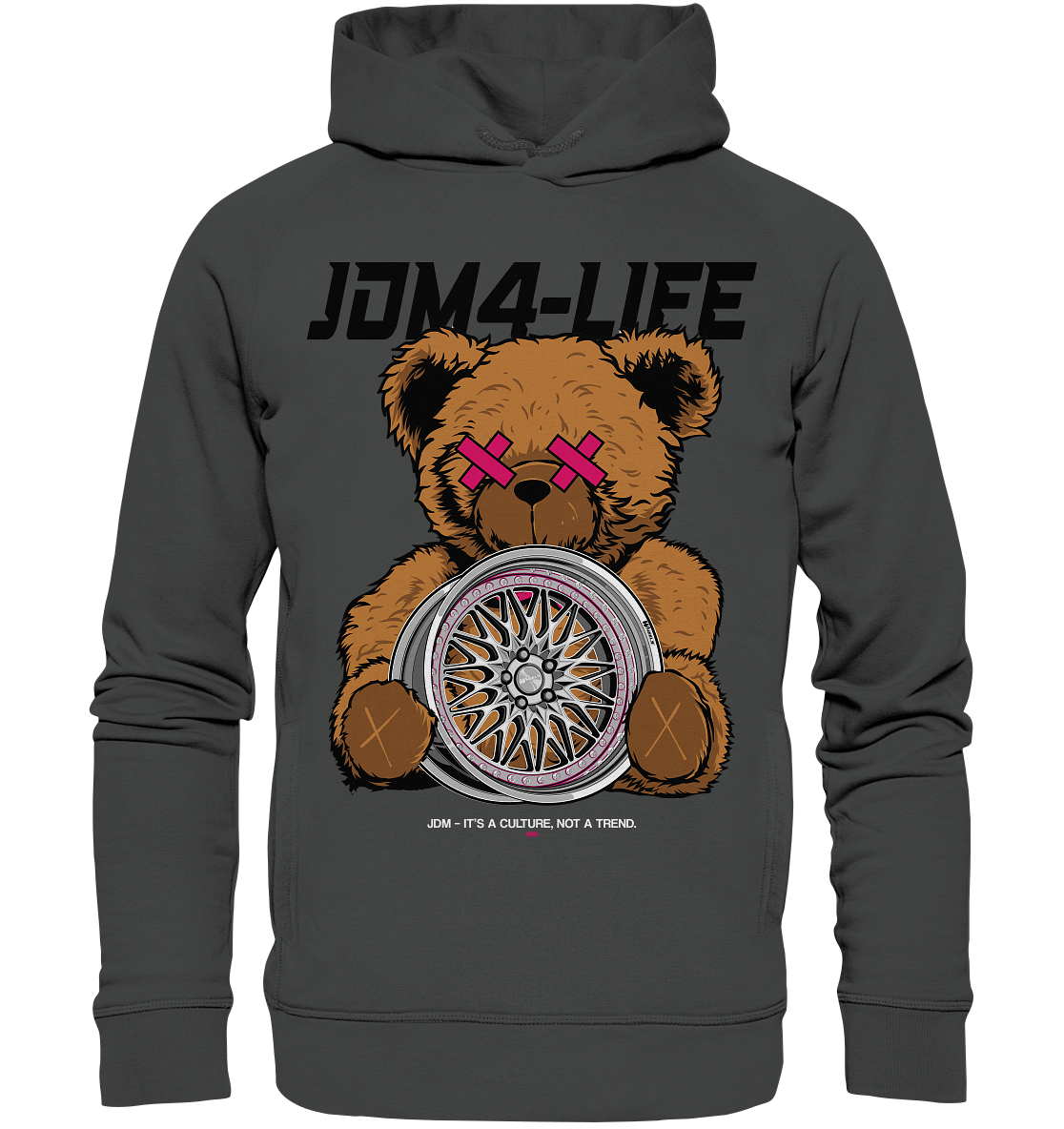 JDM4-Life "Rim" Teddy - Organic Fashion Hoodie