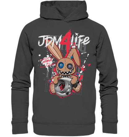 Turbo Bunny  - Organic Fashion Hoodie