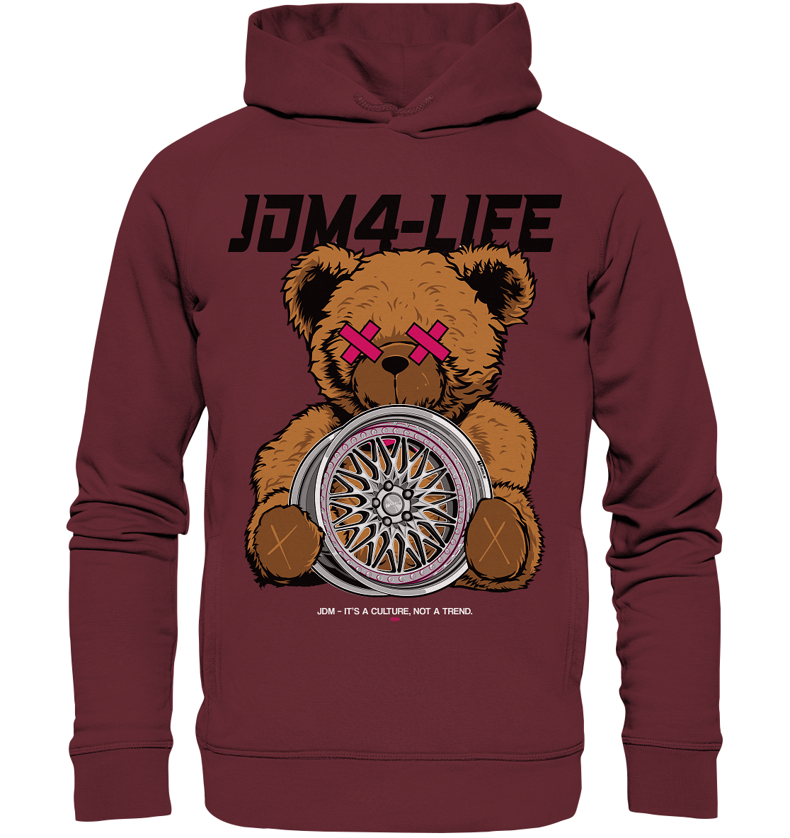 JDM4-Life "Rim" Teddy - Organic Fashion Hoodie