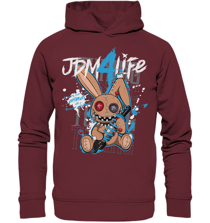 Static Bunny - Organic Fashion Hoodie