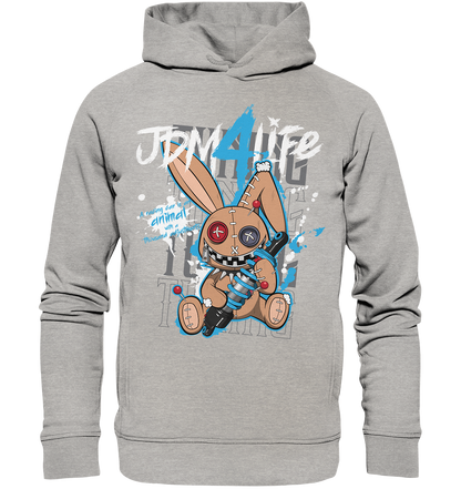 Static Bunny - Organic Fashion Hoodie