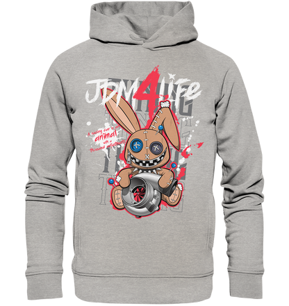 Turbo Bunny  - Organic Fashion Hoodie