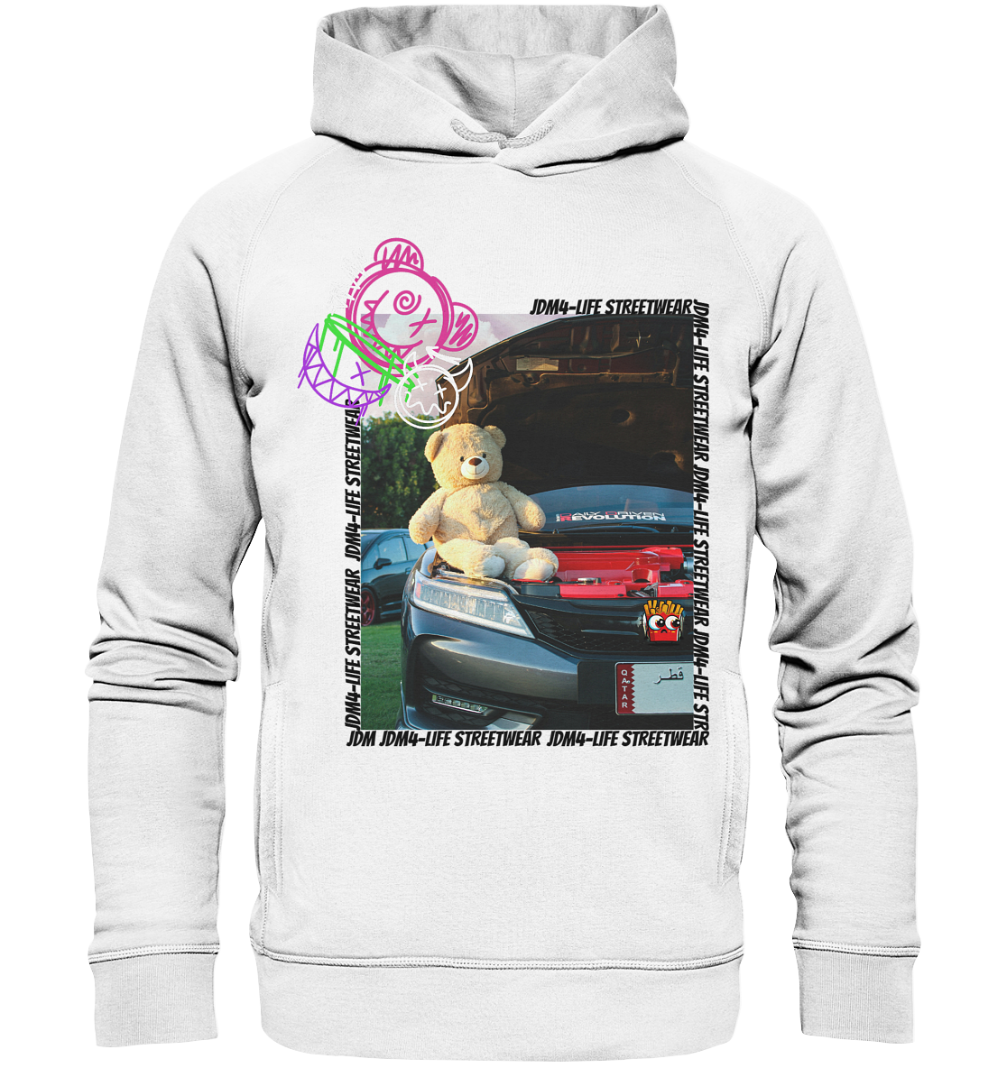 Civic Bear - Organic Fashion Hoodie