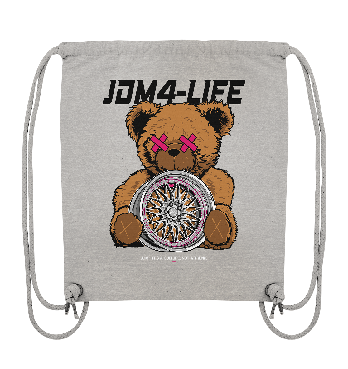 JDM4-Life "Rim" Teddy - Organic Gym-Bag