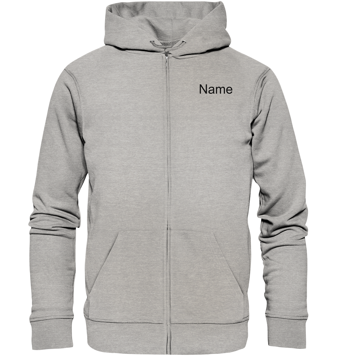 #N_NRW_CREW mit Name beidseitig  - Organic Zipper