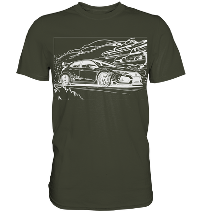 Civic FK2 Front & Back  - Premium Shirt