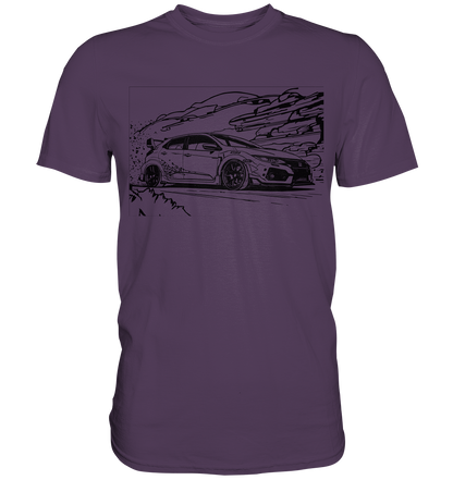 Civic FK2 Front & Back  - Premium Shirt