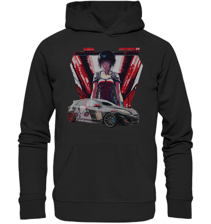 3 M P S Anime car  - Premium Unisex Hoodie