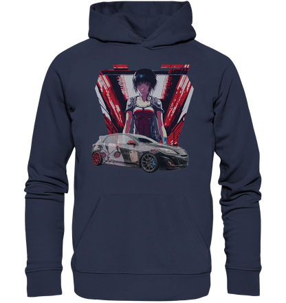 3 M P S Anime car  - Premium Unisex Hoodie