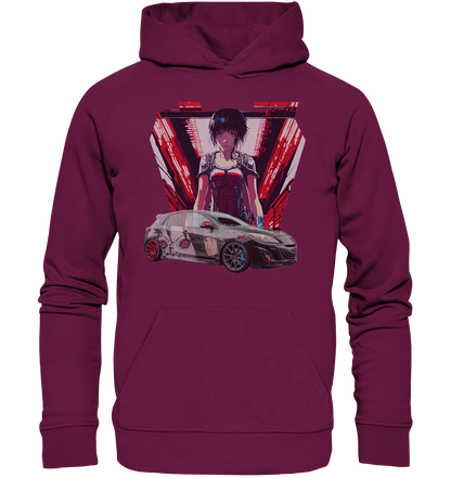 3 M P S Anime car  - Premium Unisex Hoodie