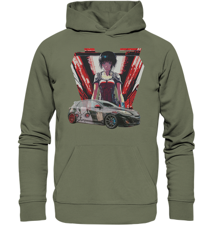 3 M P S Anime car  - Premium Unisex Hoodie